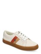 Janson Ii Suede & Leather Sneaker Low-top Sneakers Beige Lauren Ralph ...