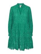 Yasholi Ls Dress S. Noos Kort Kjole Green YAS