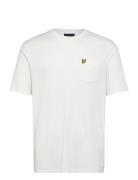 Textured Stripe T-Shirt Tops T-Kortærmet Skjorte White Lyle & Scott