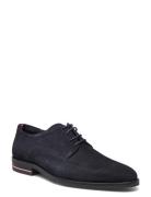 Corporate Hilfiger Suede Shoe Shoes Business Laced Shoes Navy Tommy Hi...