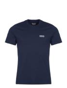 B.intl Small Logo Tee Designers T-Kortærmet Skjorte Navy Barbour