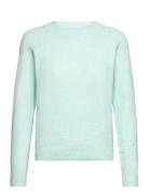 Vmdoffy Ls O-Neck Blouse Ga Noos Tops Knitwear Jumpers Blue Vero Moda