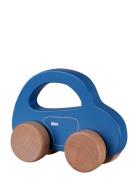 Small Wooden Car - Blue Toys Toy Cars & Vehicles Toy Cars Multi/patter...