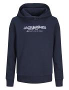 Jjalvis Sweat Hood Jnr Tops Sweatshirts & Hoodies Hoodies Navy Jack & ...