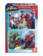 Educa 2X48 Spider-Man Toys Puzzles And Games Puzzles Classic Puzzles M...