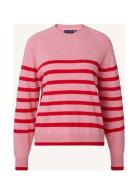 Freya Cotton/Cashmere Sweater Tops Knitwear Jumpers Pink Lexington Clo...