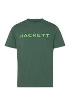 Essential Tee Tops T-Kortærmet Skjorte Green Hackett London