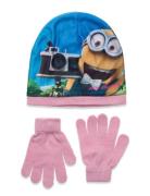 Set Cap + Gloves Accessories Winter Accessory Set Multi/patterned Mini...
