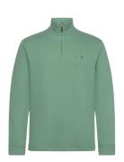 Estate Rib-Lsl-Knt Tops Knitwear Half Zip Jumpers Green Polo Ralph Lau...