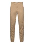 Slh172-Slimtape-New Miles Flex Pant N Bottoms Trousers Chinos Beige Se...