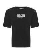 Samurillygz P Tee Tops T-shirts & Tops Short-sleeved Black Gestuz