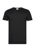 Contrast Logo Ss T-Shirt Tops T-Kortærmet Skjorte Black GANT