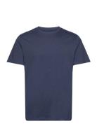 Slhaspen Mini Str Ss O-Neck Tee Noos Tops T-Kortærmet Skjorte Navy Sel...