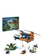 Jungleeventyr – Helikopter Og Ekspeditionsbase Toys Lego Toys Lego cit...