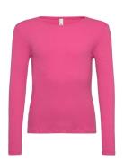 Pkkitte Ls Top Noos Bc Tops T-shirts Long-sleeved T-Skjorte Pink Littl...