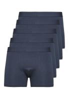 Slhjohan 5-Pack Trunk Noos Boxershorts Navy Selected Homme