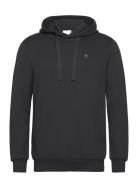 Arvid Basic Hood Badge Sweat - Gots Tops Sweatshirts & Hoodies Hoodies...