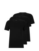 Tshirtvn 3P Classic Tops T-Kortærmet Skjorte Black BOSS