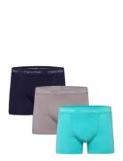 Trunk 3Pk Boxershorts Blue Calvin Klein