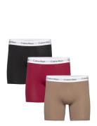 Boxer Brief 3Pk Boxershorts Black Calvin Klein