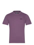 B.intl International Small Logo Tee Designers T-Kortærmet Skjorte Purp...