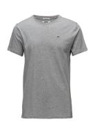 Tjm Xslim Jersey Tee Ext Tops T-Kortærmet Skjorte Grey Tommy Jeans