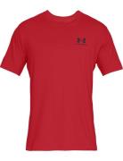 Ua M Sportstyle Lc Ss Sport T-Kortærmet Skjorte Red Under Armour