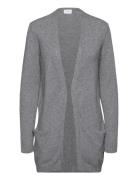 Viril Open L/S Knit Cardigan - Noos Tops Knitwear Cardigans Grey Vila