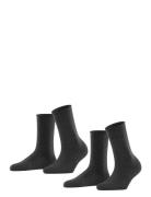 Basic Pure 2-Pack Sustainable Uni Coloured Lingerie Socks Regular Sock...