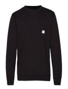 Square Pocket Sweatshirt Tops Sweatshirts & Hoodies Sweatshirts Black ...