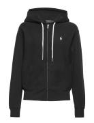 Fleece Full-Zip Hoodie Tops Sweatshirts & Hoodies Hoodies Black Polo R...