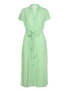 Blancasz Ss Dress Knælang Kjole Green Saint Tropez