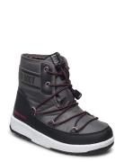 Mb Jr Boy Mid Wp 2 Vinterstøvler Med Snøre Grey Moon Boot