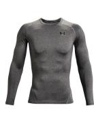 Ua Hg Armour Comp Ls Sport T-Langærmet Skjorte Grey Under Armour