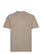 Slhcolman Ss O-Neck Tee Noos Tops T-Kortærmet Skjorte Brown Selected H...