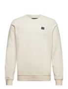 Basic Organic Crew Tops Sweatshirts & Hoodies Sweatshirts White Clean ...
