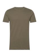 Tonic Ss Crew Tops T-Kortærmet Skjorte Khaki Green AllSaints