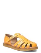 Sandals - Flat - Closed Toe - Op Flade Sandaler Orange ANGULUS