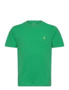 Cotton Jersey Crewneck Tee Tops T-Kortærmet Skjorte Green Ralph Lauren...