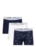 Classic Stretch-Cotton Trunk 3-Pack Boxershorts Navy Polo Ralph Lauren...