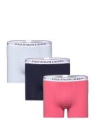 Classic Stretch-Cotton Trunk 3-Pack Boxershorts Pink Polo Ralph Lauren...