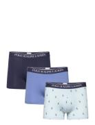 Classic Stretch-Cotton Trunk 3-Pack Boxershorts Navy Polo Ralph Lauren...