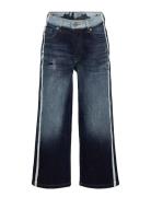 Widee-J Trousers Bottoms Jeans Wide Jeans Blue Diesel