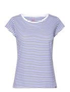Organic Favorite Stripe Teasy Tops T-shirts & Tops Short-sleeved Blue ...