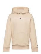 U Essential Hoodie Tops Sweatshirts & Hoodies Hoodies Cream Tommy Hilf...