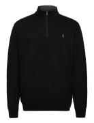 Double Knit Jersey-Lsl-Knt Tops Sweatshirts & Hoodies Sweatshirts Blac...