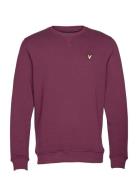 Crew Neck Sweatshirt Tops Sweatshirts & Hoodies Sweatshirts Purple Lyl...