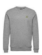 Crew Neck Sweatshirt Tops Sweatshirts & Hoodies Sweatshirts Grey Lyle ...
