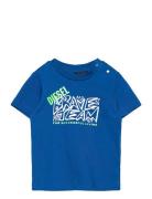 Tessob T-Shirt Tops T-Kortærmet Skjorte Blue Diesel