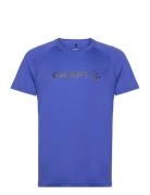 Core Essence Logo Tee M Sport T-Kortærmet Skjorte Blue Craft